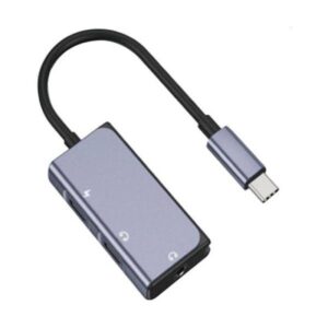 WIWU LT02 Pro Audio Adapter Type-C to Dual Type-C + 3.5mm